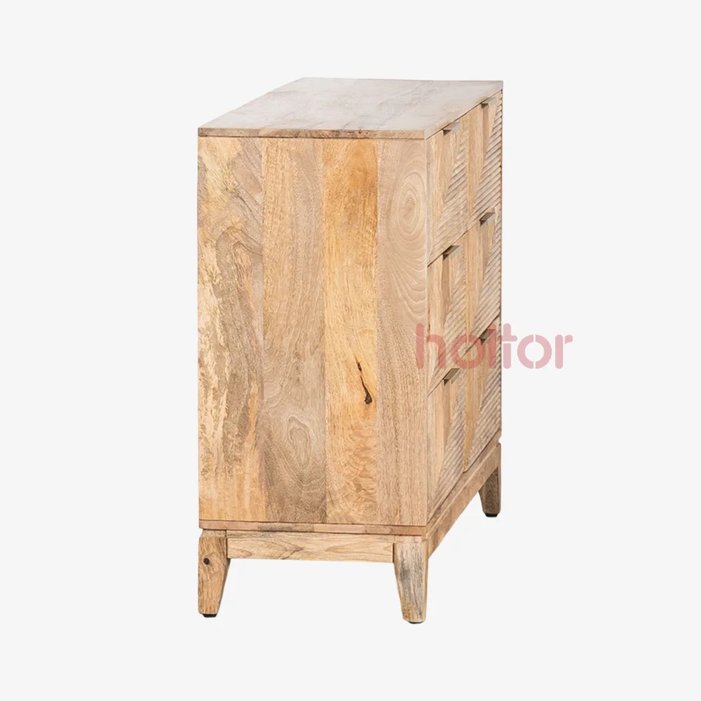 Morgan Solid Wood Chest of Drawer Natural (1)